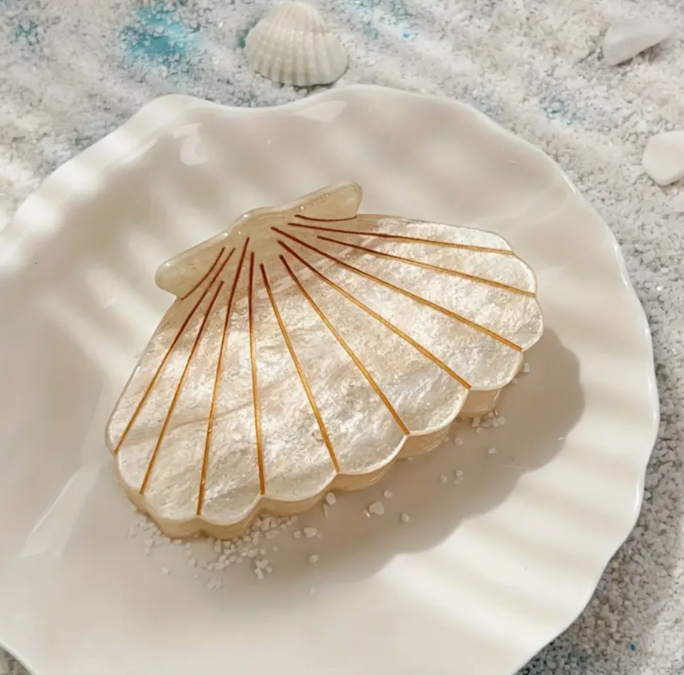 Sea Shell Claw Clip