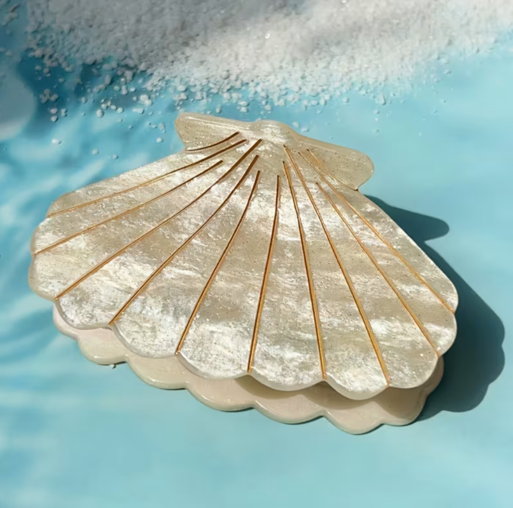 Sea Shell Claw Clip
